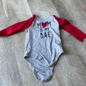 Valentines baby onesie